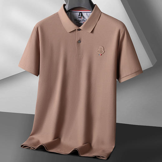 【100%棉】【DK】大依优型大码短袖POLO衫商务休闲棉夏季薄款上衣男士加大码翻领半袖体恤胖子 商品图8