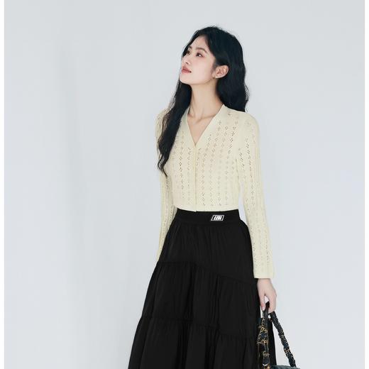 【特惠不退货】伊芙丽莱赛尔柔软针织衫1F3230351G 商品图4