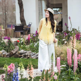 【林栖设计小店】（现货）真丝衫拼飞片盘绳绣花优雅多色2025春夏新品长袖上衣女1952012