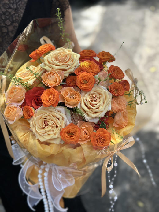 小香风插花泥花束 商品图0