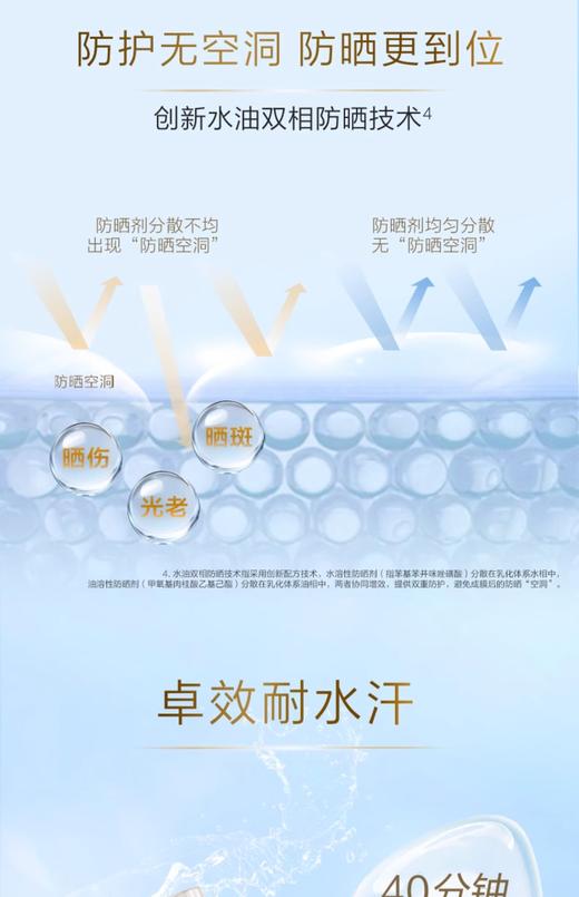 【春日防晒季】自然堂骄阳倍护防水防汗防晒液50g 商品图2