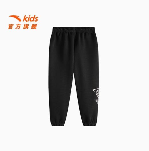 安踏儿童男小童针织运动长裤2025夏季新款透气舒适亲肤儿童卫裤潮352529704 商品图1
