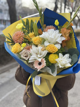 手打花束半开放式花束