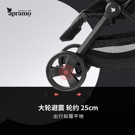 安途美Apramo安途美高景观双向婴儿推车0-4岁轻便折叠四轮 新升级 商品图5