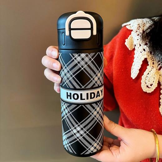 【多巴胺保温杯，颜值入坑，一杯双饮~】新款卡通双饮水杯 316不锈钢保温杯 便携弹跳水杯子 学生便携吸管杯-QQ 商品图8