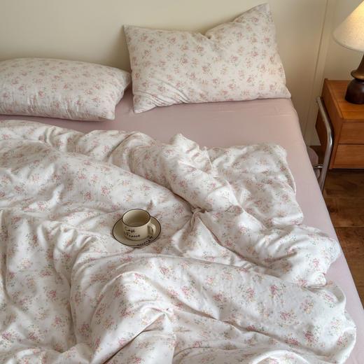 【柔软会呼吸】A类母婴级全棉双层纱有氧纯棉四件套春夏亲肤ins小清新印花三件套 商品图1