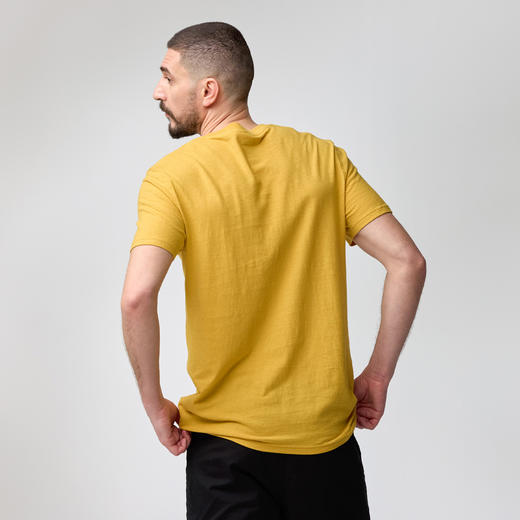 北极狐 男士户外运动短袖T恤 2025春夏徒步露营棉麻上衣12600265 商品图3