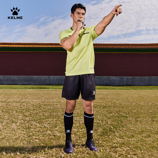 卡尔美2025新款足球系列男士足球裁判服套装 商品图3