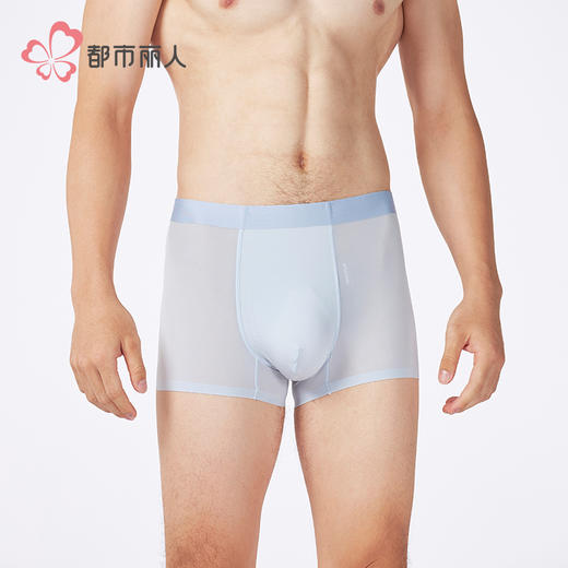 都市丽人简约基础锦纶平角冰丝平角裤FKHH02 商品图1