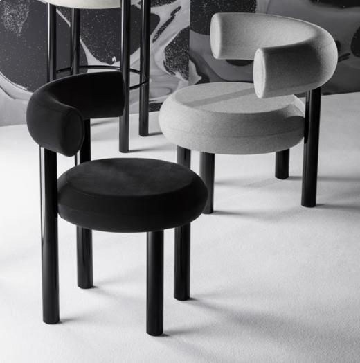 TomDixon北欧现代简约餐椅现代轻奢高级感靠背软垫椅子家用FAT 商品图0