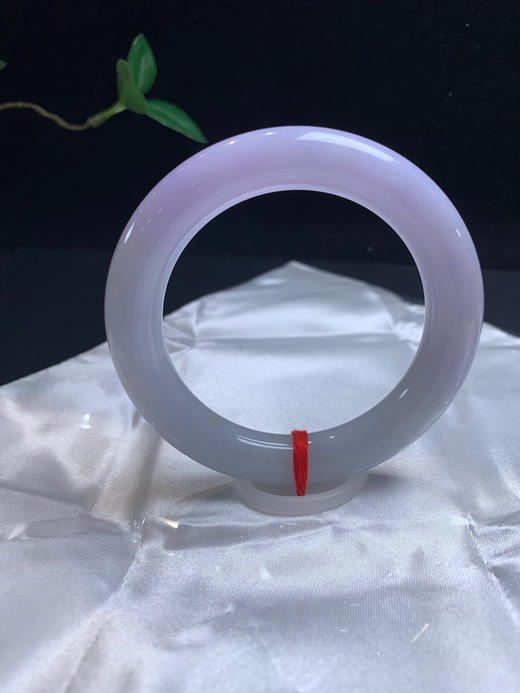 612448，57紫罗兰圆条，12mm 一半紫底一半带了一点底色整体结构清新干净上手效果漂亮，完美的 商品图4