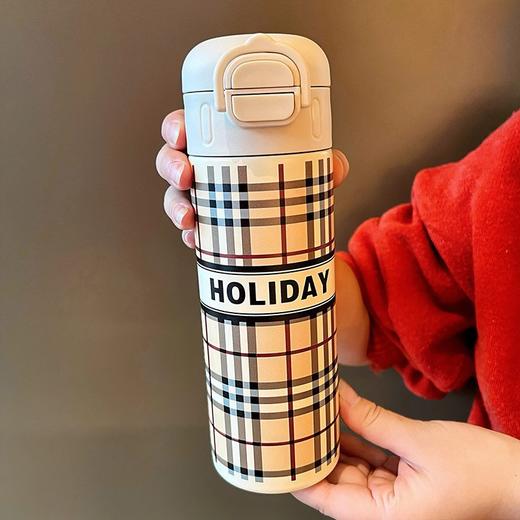 【多巴胺保温杯，颜值入坑，一杯双饮~】新款卡通双饮水杯 316不锈钢保温杯 便携弹跳水杯子 学生便携吸管杯-QQ 商品图9