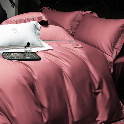 自然醒百支锦棉四件套100支新疆长绒棉全棉纯棉床单被套纯色轻奢高级感礼盒装KY 商品图7