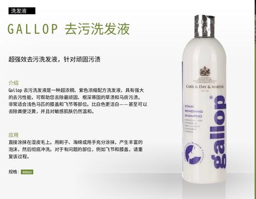 比赛马匹养护套装-马匹去污洗发液 洗草渍马房污渍 洗浅色马匹CDM 商品图4