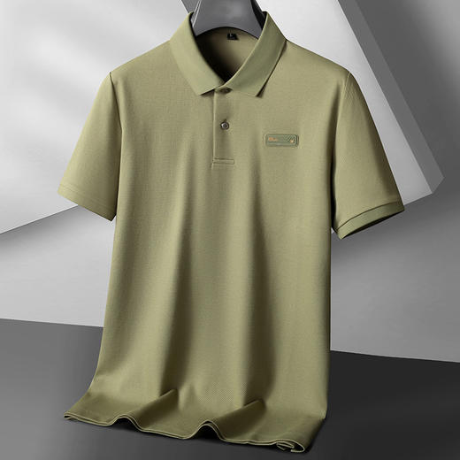 【100%丝光棉】【DK】大依优型大码短袖POLO衫夏季新款男士大码翻领半袖T恤衫肥佬宽松商务休闲胖子上衣 商品图1
