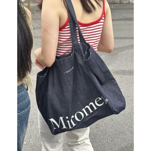 【Miroment单肩包】生活需要大袋子 超大容量牛仔布单肩托特包女  商品图3