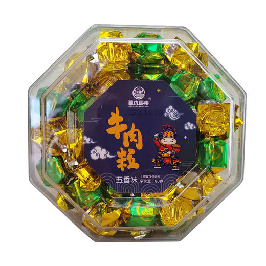 新疆疆优硕果牛肉粒五香味80g 商品图0