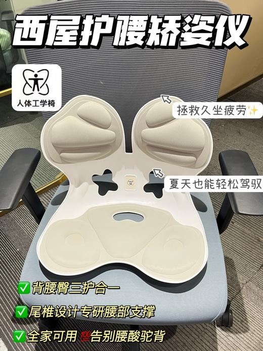 【西屋矫姿椅】人体工学专家，撑腰护背，久坐不累，方便移动携带基地直邮 商品图0