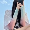 【夏日外出防晒袖套】明星同款渐变色冰袖女夏季冰丝防晒袖套开车骑行护手臂防紫外线潮。ry 商品缩略图1
