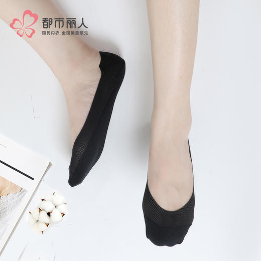 都市丽人简约生活薄锦纶常规袜LCHCA8 商品图0