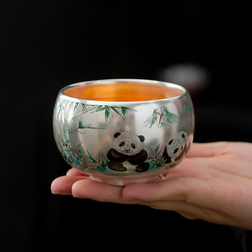 聚陶堂·非遗大师郑文强鎏银茶具系列 | 手工绘制，栩栩如生，纤毫毕现 商品图6