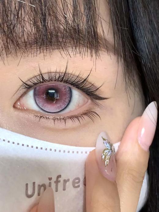 huohuocon 半年抛美瞳 野蜜蓓蕾  直径14.5mm着色13.9mm 商品图2