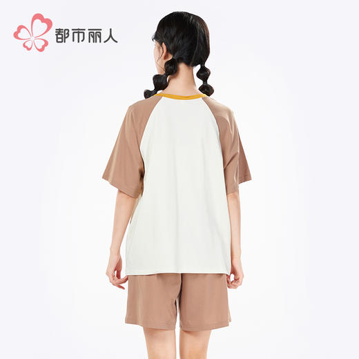 都市丽人超值精选女士特价棉质短袖套装薄32支CVC单面短袖类LHH2A6 商品图3