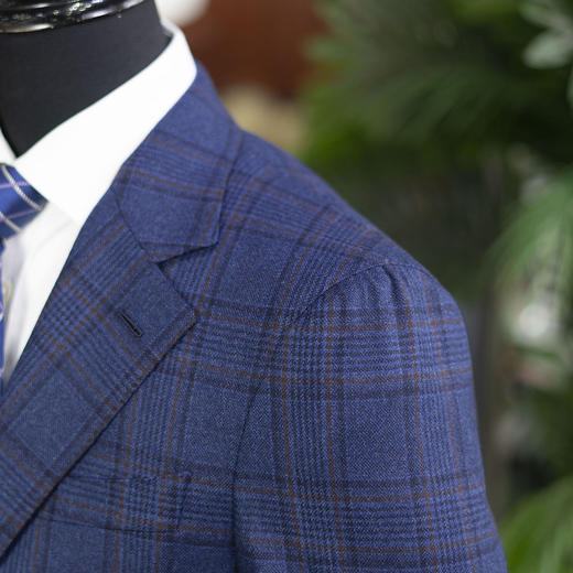 25 春季新款男士名厂面料定制工艺西装夹克上衣 商品图4