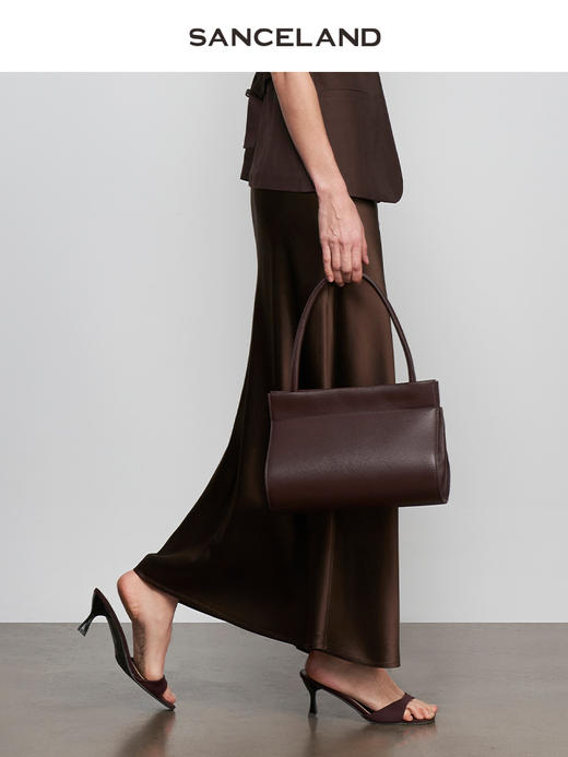 三石一澜夏季醋酸半裙 商品图4