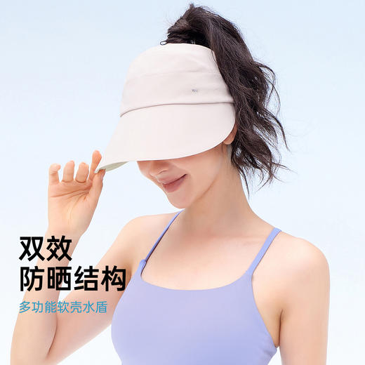 VVC防晒帽女2025春夏新款户外运动大帽檐帽子防紫外线空顶遮阳帽 商品图4
