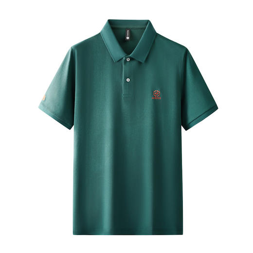 【100%棉】【DK】大依优型大码短袖POLO衫夏季新款男士加肥加大码翻领半袖T恤男胖子纯棉 商品图1