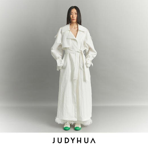 JUDYHUA 纯粹系列极简风衣外套 商品图0