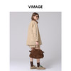 VIMAGE纬漫纪帅气立领时尚卡其色宽松中长款风衣外套2025春季新款V2304901 商品缩略图4