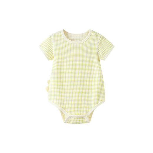 迷你巴拉男女宝宝轻薄透气棉感三角衣夏季新款婴儿爬服连体衣 商品图4