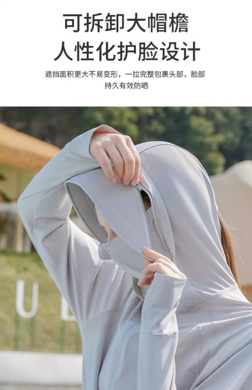 中长款原纱冰丝开衫防晒衣CA7291 商品图5