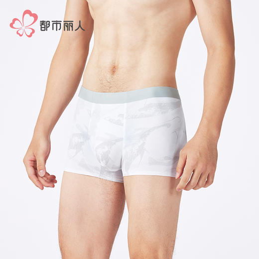 都市丽人日常休闲锦纶平角网眼冰丝平角裤FKHH03 商品图2