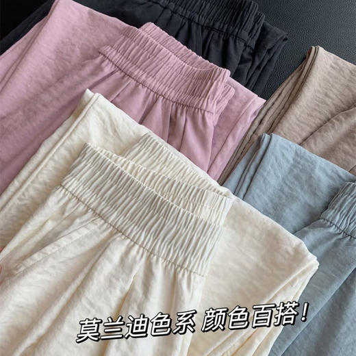 BeauMuse 慵懒肌理奶芙裤 舒适休闲 时尚款 阔腿裤/九分萝卜裤 商品图14