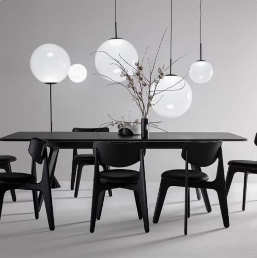 Tom Dixon英国原装Opal北欧简约黑白球形装饰LED吊灯壁灯吸顶灯 商品图0