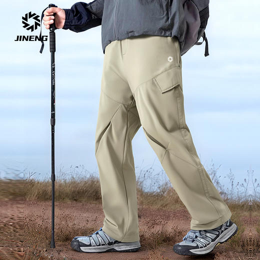 积能 2025年新款男女同款户外徒步运动休闲通勤百搭挺括型工装裤 商品图0