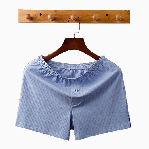 【男士阿罗裤】男士阿罗裤内裤全棉男条纹居家睡裤运动三分平角短裤 商品图11