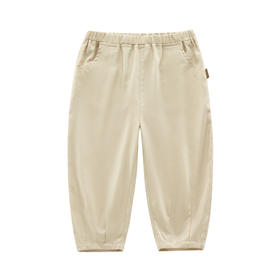 拉比-童衣类（春）I5自然平口长裤卡其（PH)
