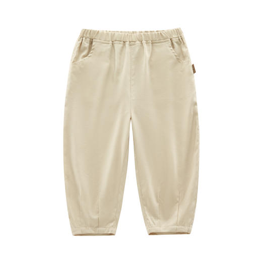 拉比-童衣类（春）I5自然平口长裤卡其（PH) 商品图0