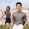 夏季运动polo衫轻奢无痕锦棉蚕丝无缝二级领商务休闲上衣   HLS-WF83003 商品缩略图3