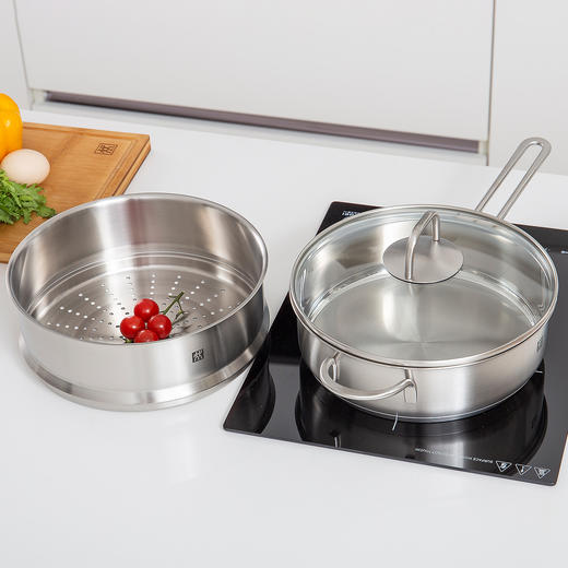 66427-240-982-B 双立人ZWILLING 【炉灶通用】Nova Plus 24cm不锈钢煎锅平底锅 商品图1