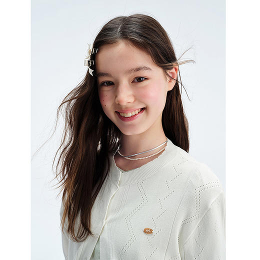 笛莎Deesha青少年女童外套2025夏季女童冰感空调衫 商品图2