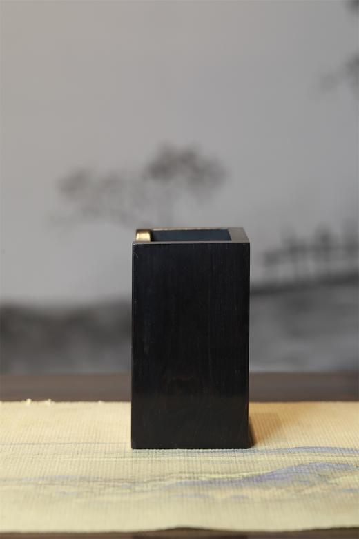 旗袍°紫光檀笔筒 商品图1
