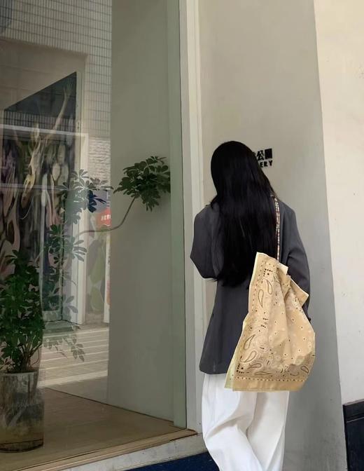 爱马仕丝巾背在身上❗❗【低预算背明星同款丝巾包】柔软轻便可折叠丝巾大包包❗ 商品图2