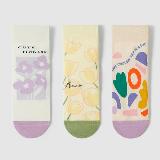 都市丽人时尚潮流中精梳棉常规袜LCHDA3 商品图1