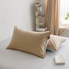 【清仓55元/2对装共4只】简约北欧风全棉纯色双拼单枕套【不支持退换货】 商品缩略图0