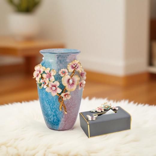 【彼达思】罗比罗丹锦上添花花瓶纸巾盒组合 商品图0